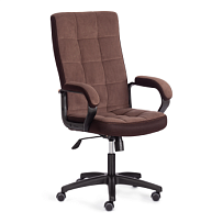 Кресло TRENDY (22), флок/ткань, коричневый, 6/TW-24