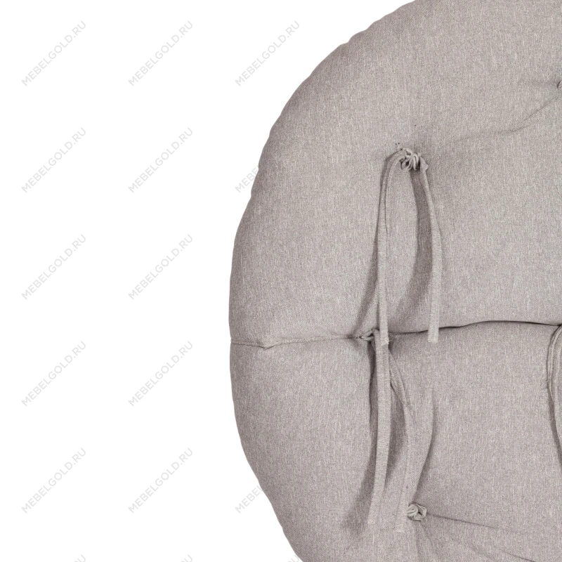 Кресло CLOUDE HOME, рогожка/металл, 97х98х90-96см, серо-бежевый, 3M 16/2 | изображение 10