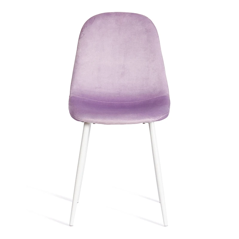 Стул BREEZE (mod. 4724)/1 шт. в упаковке, вельвет/металл, 44 х 53 х 87 см, Light lavander (светло-лавандовый) HLR26 / белый | изображение 4