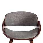 Стул LANDO (mod.8036), дерево / ткань, 59х53х75 см, орех/серый, Aimcasa 28 | изображение 5