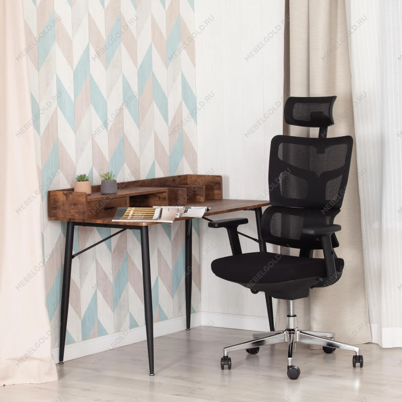 Компьютерное кресло MESH-11HR, ткань/сетка, черный | изображение 20