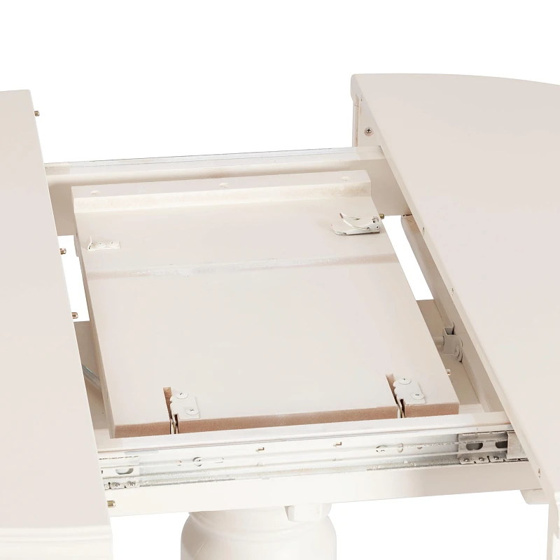 Стол STEFANO, бук, мдф, 100+30x80x77см, Ivory white | изображение 11