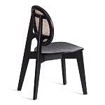 Стул FENRIR, дерево вяз, 42х45х85 см, черный | изображение 2