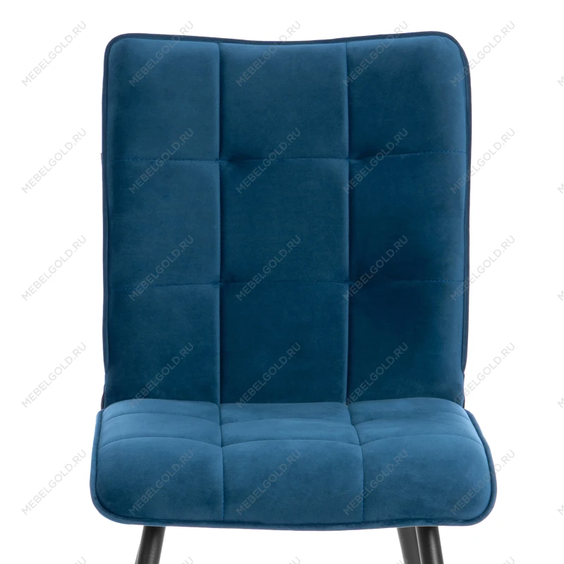 Стул обеденный Bari, LT, велюр, Dark blue (темно-синий), 41х55х89 см | изображение 5