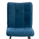 Стул обеденный Bari, LT, велюр, Dark blue (темно-синий), 41х55х89 см | изображение 5