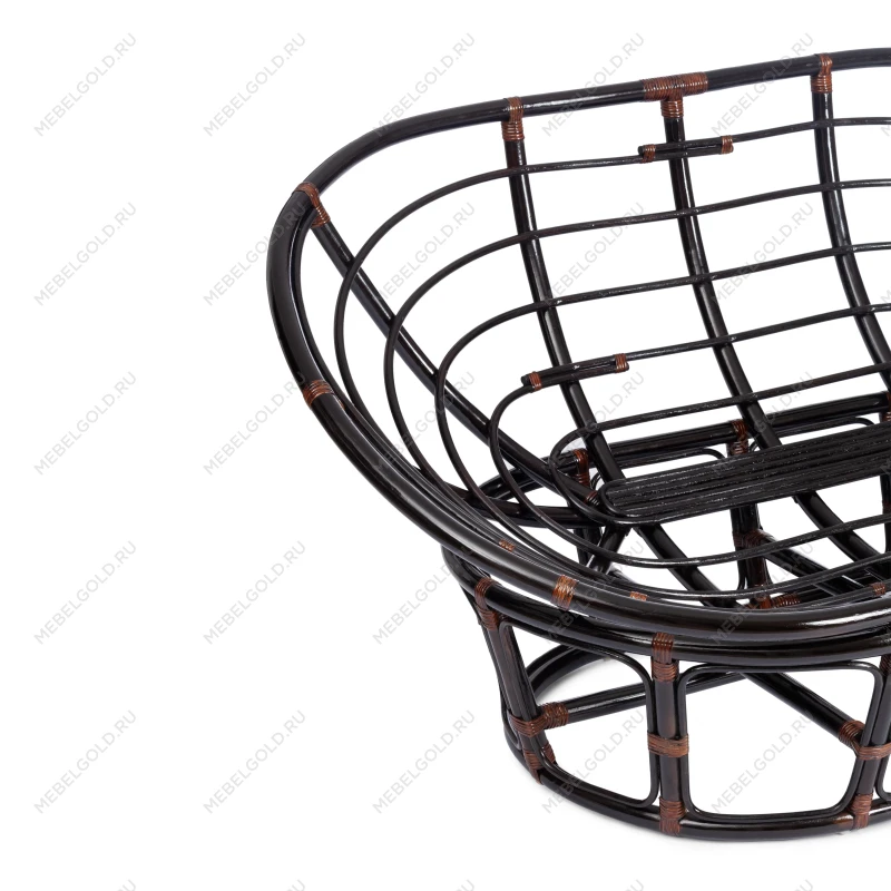 Диван MAMASAN/МАМАСАН 23/02 W/без подушки, 169х102х80 см, Antique brown (античный черно-коричневый) | изображение 1