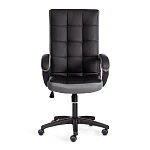 Кресло TRENDY (22), кож/зам/ткань, черный/серый, 36-6/12 | изображение 4