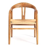 Стул VALI, дерево вяз/бечевка, Груша (№3), 50х46х77 см | изображение 4