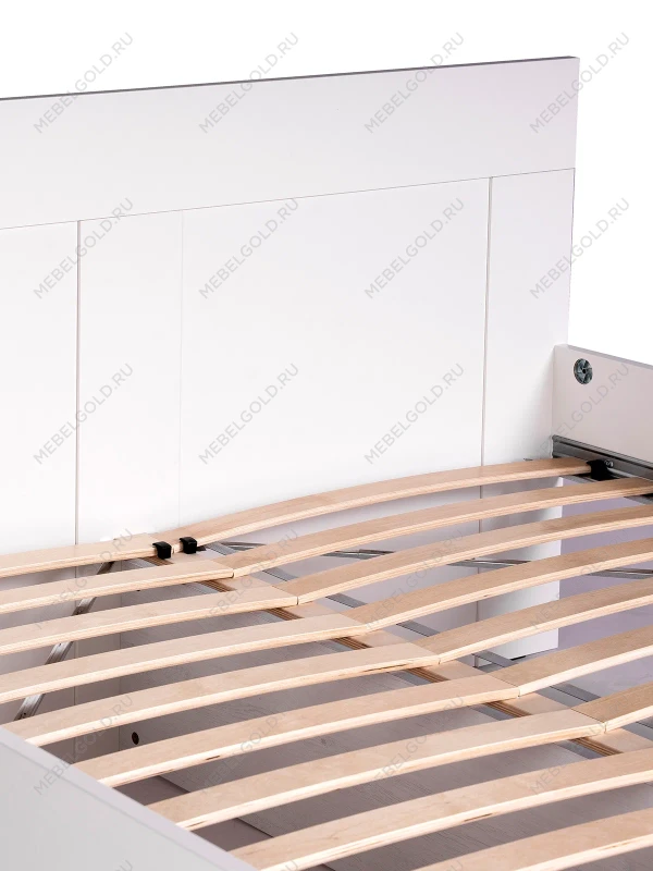 Кровать двуспальная Сириус, 160х200 см, белая | изображение 15