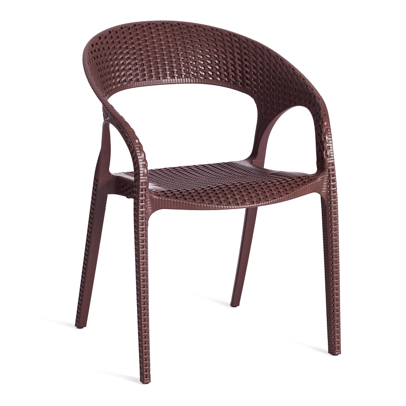 Кресло TINTO (mod. PC59), пластик,  60 х 63 х 83 см, Brown (коричневый) 14