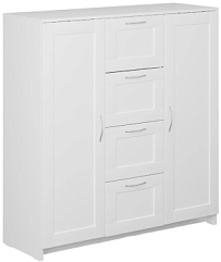 БРИМНЭС / СИРИУС тумба ИКЕА / IKEA 2 двери и 4 ящика 117х123 белая