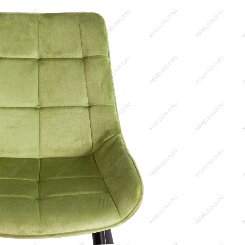 Стул ABRUZZO ( mod. 8060 ), металл/велюр, 54 х 62 х 83 см, зеленый (HLR 54)/черный | изображение 5