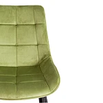 Стул ABRUZZO ( mod. 8060 ), металл/велюр, 54 х 62 х 83 см, зеленый (HLR 54)/черный | изображение 5