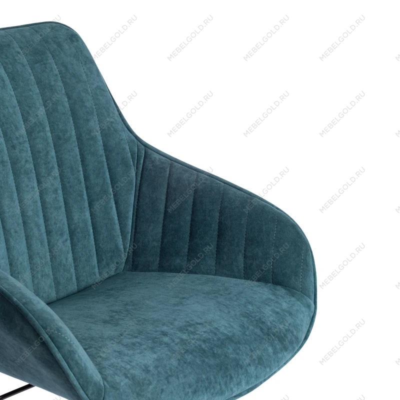 Кресло DUBLIN, велюр Clermon, малахит, 089 | изображение 8
