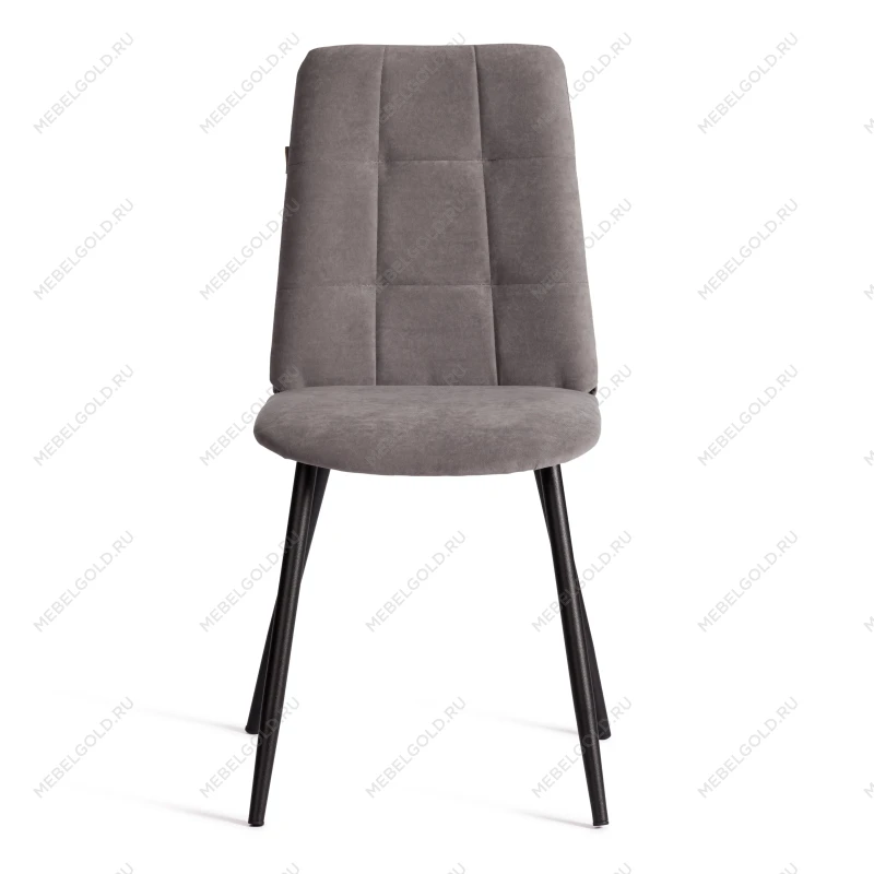 Стул обеденный Asti, TREND, флок, серый/чёрный, 29, 47х54х86 см | изображение 4