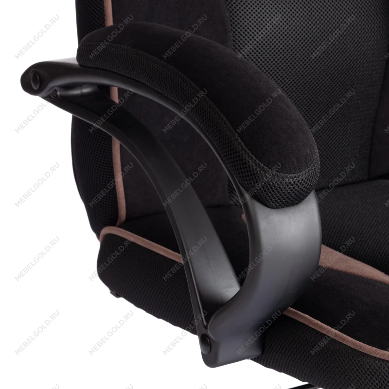 Кресло PILOT (24), флок/ткань, черный/черный/коричневый, 35/TW-11/6 | изображение 6