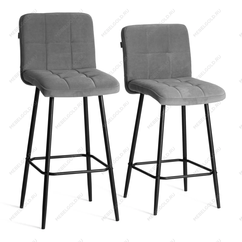 Полубарный стул Medeo/Медео, велюр, бежевый, 7, 42х56х102 см | изображение 14