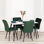 Стул обеденный Medeo, LT, велюр, Deep Forest (изумруд), 45х56х89 см | изображение 10