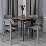 Стул JOLLY (mod. XRB-096-B2), пластик, серый (grey), 46 х 50,5 х 78 см | изображение 13