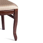 Стул VERSAL мягкое сидение, бук, 51х48х106 см, Tobacco, жаккард коричневый | изображение 8