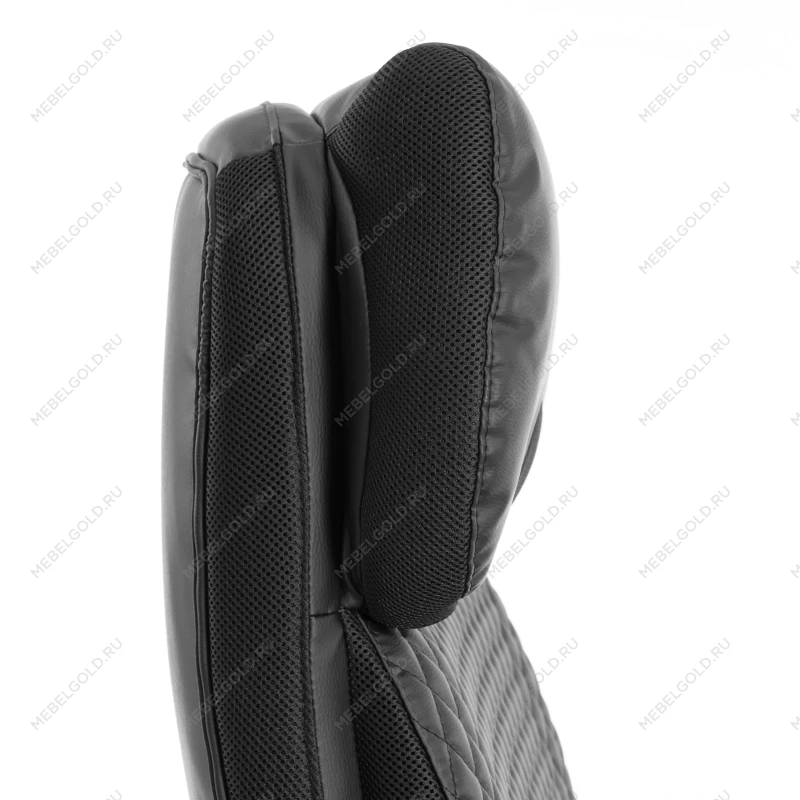 Кресло Chief metalBL, кож/зам/ткань, черный/черный стеганный/черный, 36-6/36-6/TW-11 | изображение 8