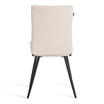 Стул обеденный Monte Carlo, флок, молочный/черный, 4, 50х55х93 | изображение 3