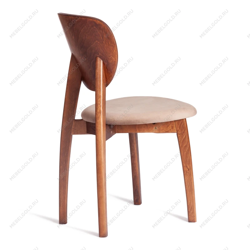 Стул DIAMANTE мягкое сидение, бук, 42x42x85см, коричневый, ткань Tenerife Mocco | изображение 2