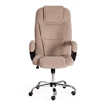 Кресло BERGAMO хром (22), флок, бежевый, 7 | изображение 4