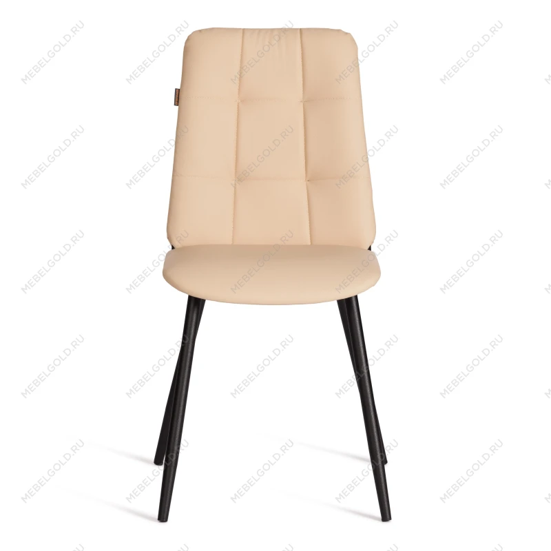 Стул обеденный Asti, TREND, экокожа, бежевая, 50х55х93 | изображение 4