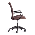 Кресло STAFF, флок/ткань, коричневый/черный, 6/W-11 | изображение 1