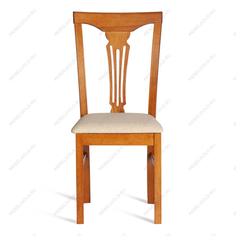 Стул - Гермес/Hermes, дерево гевея, 43х49х94см, Espresso, ткань бежевая (S178-4) | изображение 4