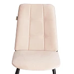 Стул обеденный Asti, TREND, велюр, бежевый/черный, 7, 50х55х93 | изображение 5