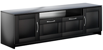 БРИМНЭС / СИРИУС тумба ИКЕА / IKEA 2 двери и 2 ящика 156х47 Дуб Венге