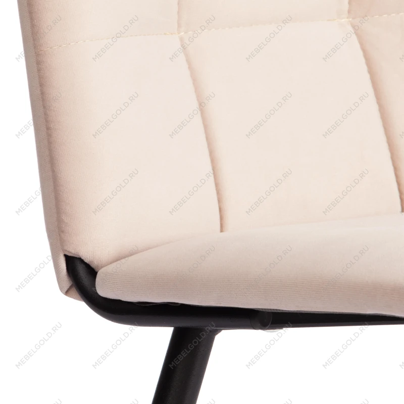 Стул обеденный Asti, TREND, велюр, бежевый/черный, 7, 50х55х93 | изображение 8