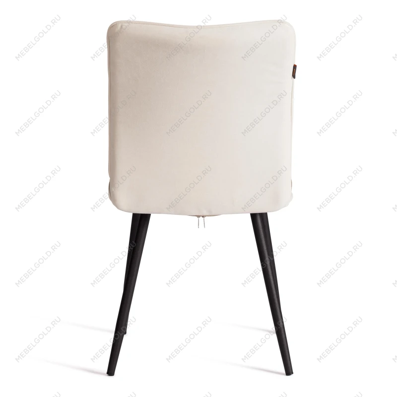 Стул обеденный Bari, LT, велюр, молочный/черный, 4, 41х55х89 см | изображение 3