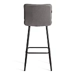 Барный стул Bari/Бари, велюр, серый, 29, 45х56х110 см | изображение 3