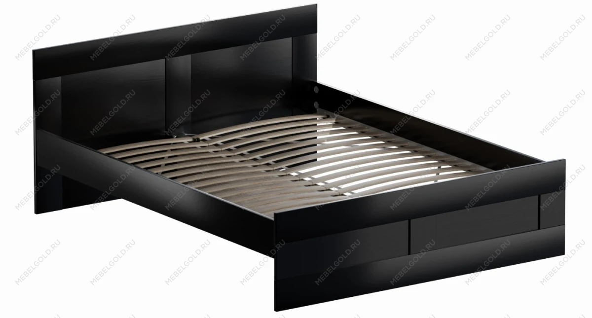 БРИМНЭС / СИРИУС кровать двойная ИКЕА / IKEA 160х200 Дуб Венге