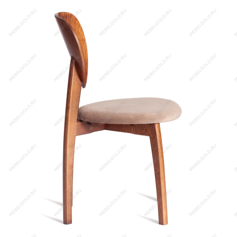 Стул DIAMANTE мягкое сидение, бук, 42x42x85см, коричневый, ткань Tenerife Mocco | изображение 1