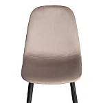 Стул BREEZE (mod. 4724), Велюр/металл, 44 х 53 х 87 см, Coffee (кофейный) HLR9 / черный | изображение 6