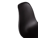 Стул CINDY (EAMES) (mod. 1801), дерево бук/металл/сиденье пластик, 45x51x82 см, Black (черный) | изображение 6