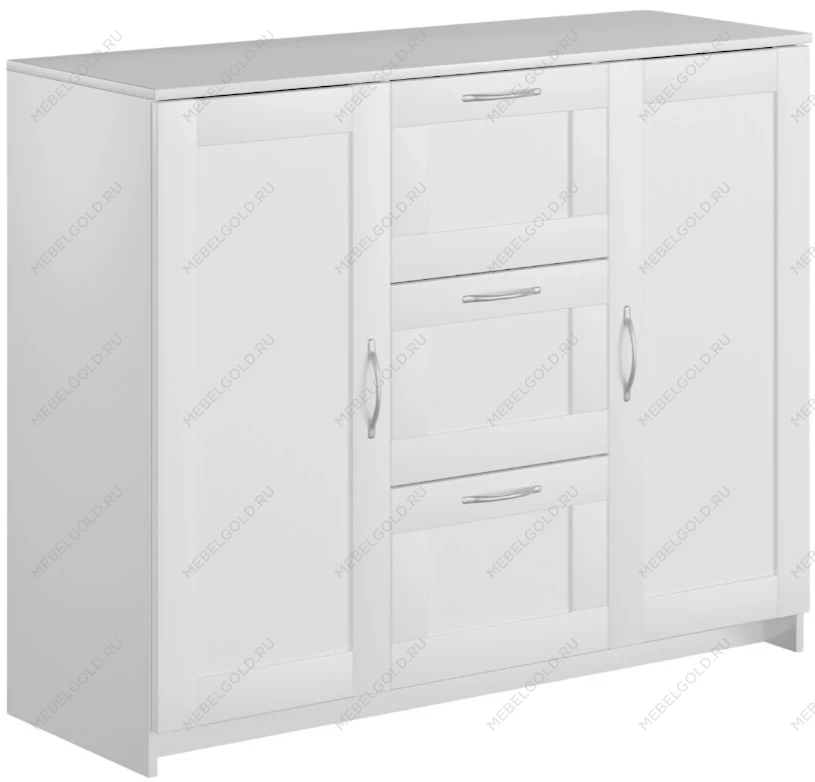 BRIMNES / СИРИУС тумба ИКЕА / IKEA 2 двери и 3 ящика 117х95 белая