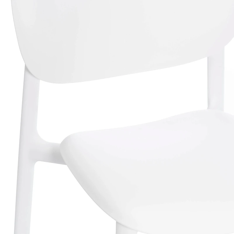 Стул ADORE (mod. XRB-1025), пластик, белый (white), 41 х 53 х 81,5 см | изображение 5