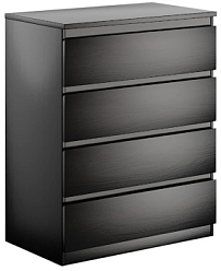 МАЛЬТА комод ИКЕА / IKEA 4 ящика 80х99 Дуб Венге