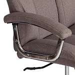 Кресло Trust (max), ткань рогожка Nice, мокко (серо-бежевая) | изображение 6