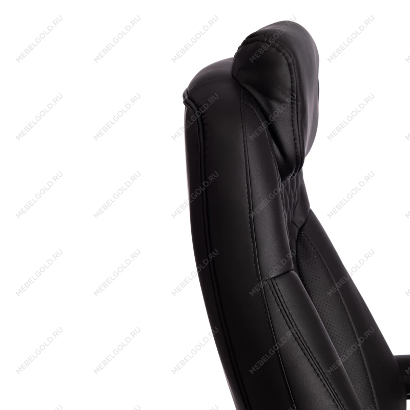 Кресло Trust (max), кож/зам, черный/черный стеганный/черный, 36-6/36-6/36-6/06 | изображение 12