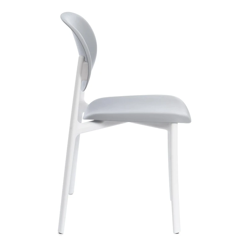 Стул ADORE (mod. XRB-1025), пластик, серый / белый (grey / white), 41 х 53 х 81,5 см | изображение 1