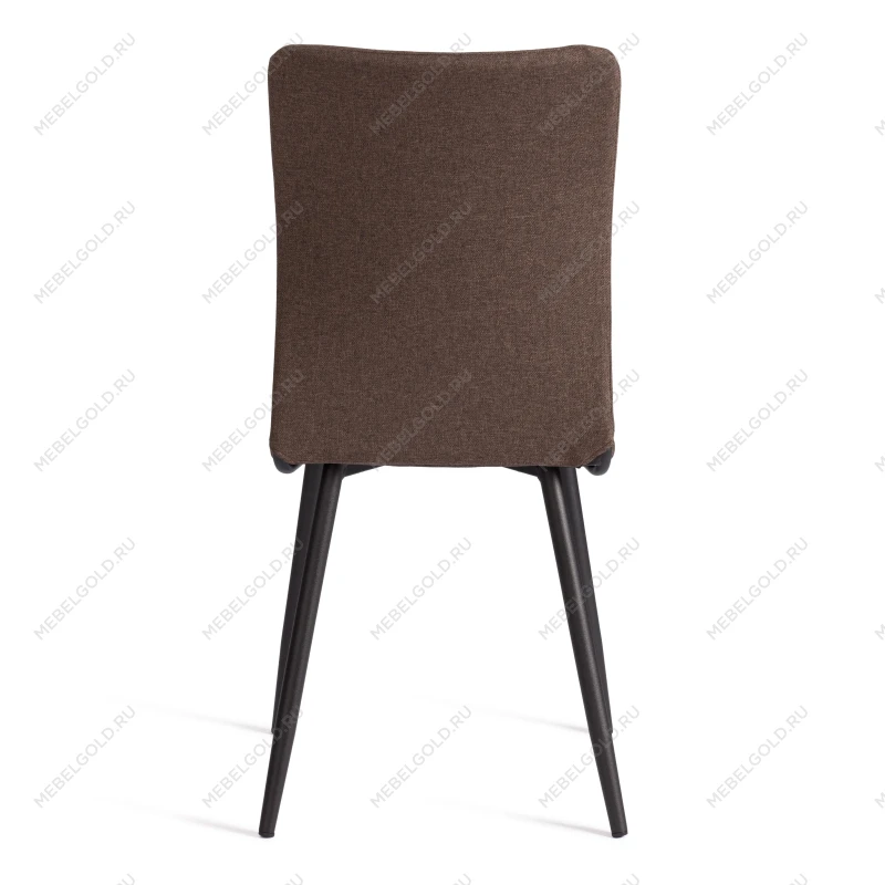 Стул обеденный La Rousse, NEW, ткань рогожка, коричневый/черный, 3М7-147, 45x55x93 см | изображение 4