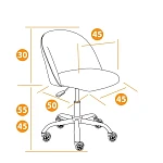 Кресло MELODY, ткань/флок, серый, Botanica 08 cherry/29 | изображение 11