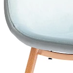 Стул BREEZE (mod. 4724), Велюр/металл, 44 х 53 х 87 см, Aquamarine (аквамарин) HLR16 / натуральный | изображение 8