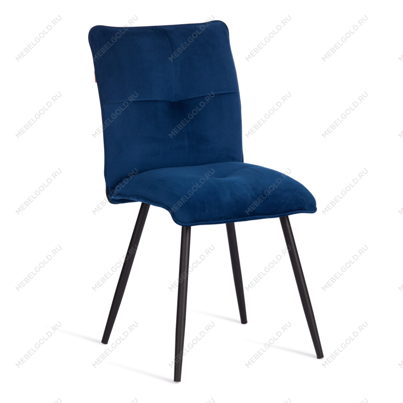 Стул обеденный Sweet, велюр, 46х55х88, Blue (синий)